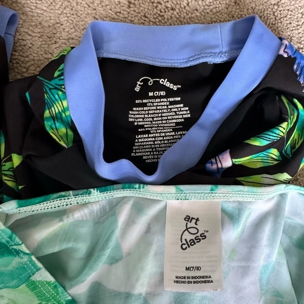 Girls Art Class swim cover top bundle ym 7/8